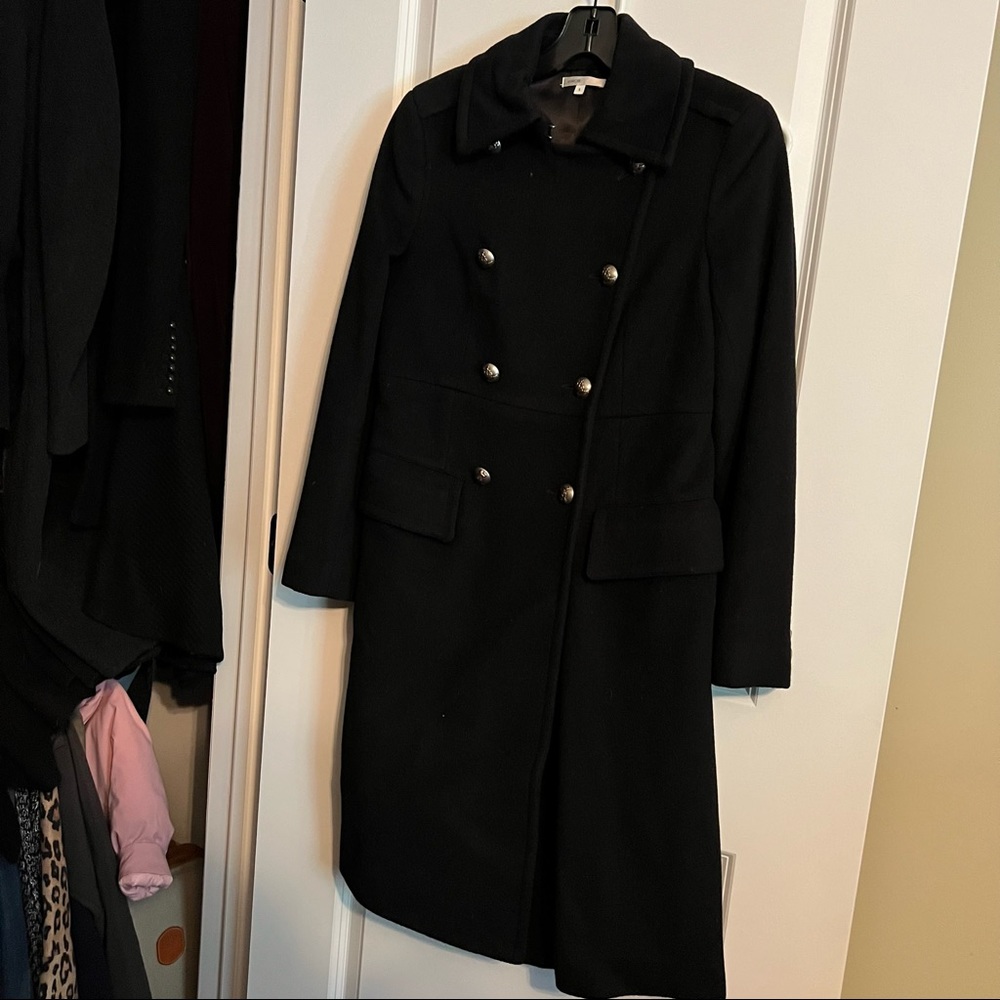 Vince double breasted wool top coat